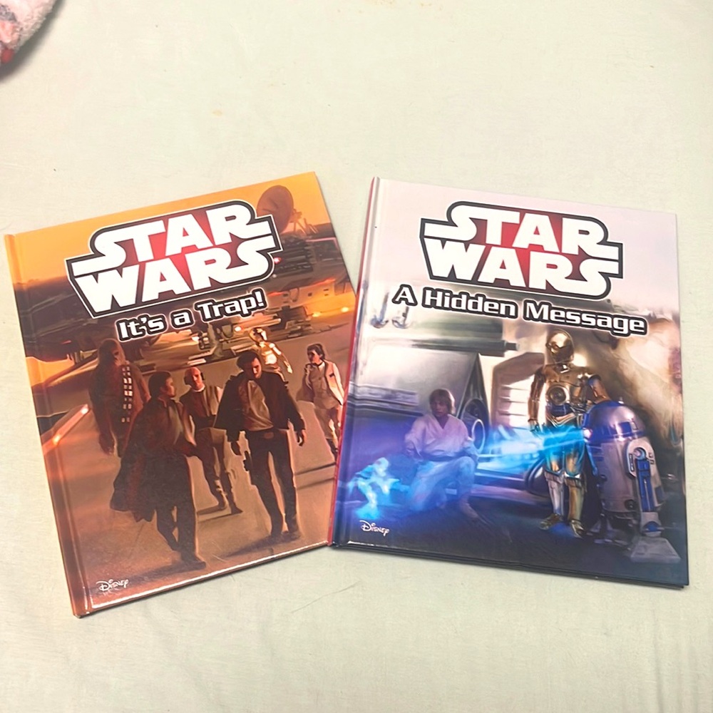 Star Wars Disney me reader hardcover book bundle A Hidden Message & It’s a Trap